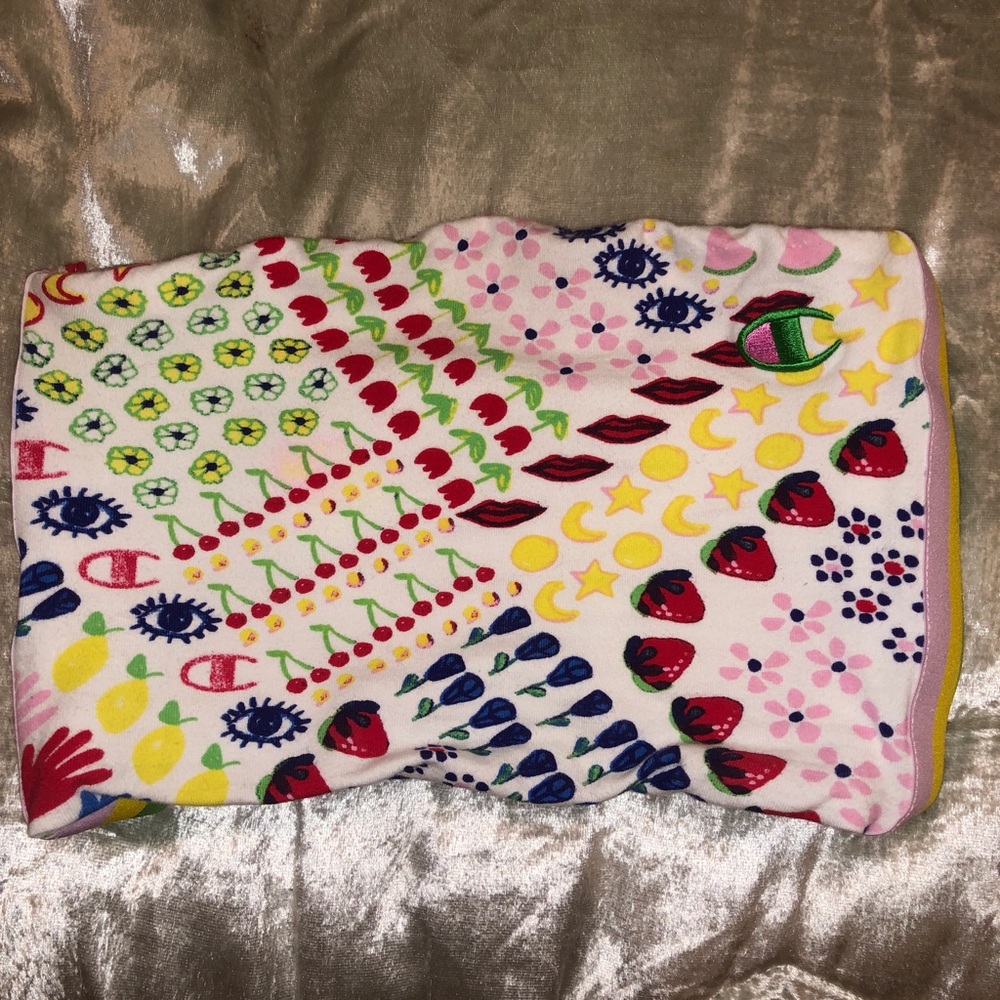 Champion pattern tube top🍥🦋✨